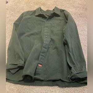 Green Brixton button up, high quality material size XL